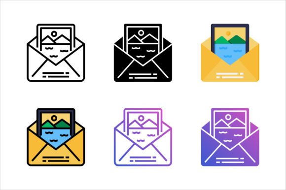 Enhancing Visual Communication with Picture Mail Icon