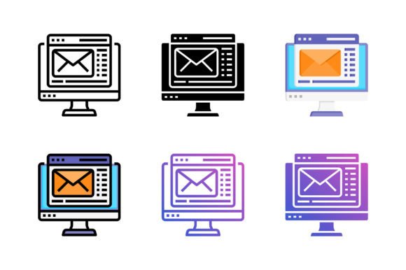 Explore Versatile Web Mail Page Icons