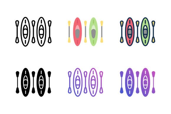 Exploring Canoe Icon: A Versatile and Customizable Vector Solution