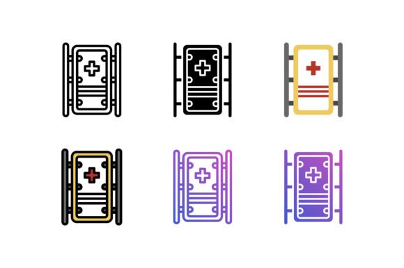 Stretcher Rescue Icon: A Versatile Solution for Visual Communication