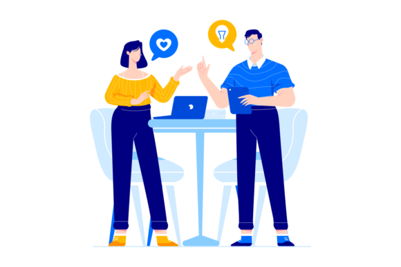 Unlocking Creativity with Conversation Vector Illustration